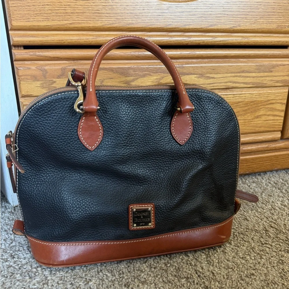 Dooney & Bourke Pebble Grain Zip Zip Satchel